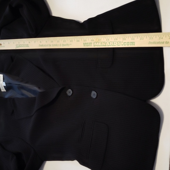Jones New York Black Pinstripe Blazer And Pants Women's Size 10 EUC - Picture 13 of 14